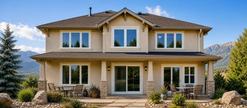 Colorado home after window replacement
